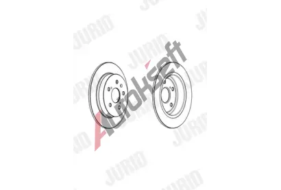 JURID Brzdov kotou - 278 mm JRD 562967JC, 562967JC