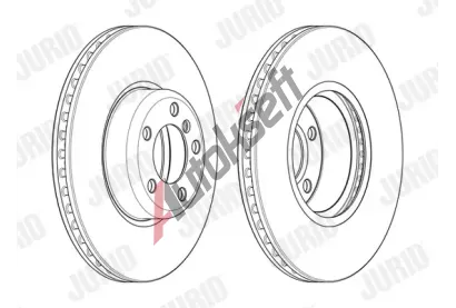 JURID Brzdov kotou - 340 mm JRD 562979JC-1, 562979JC-1