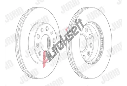 JURID Brzdov kotou - 276 mm JRD 562990JC-1, 562990JC-1