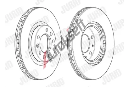 JURID Brzdov kotou - 283 mm JRD 562991JC-1, 562991JC-1