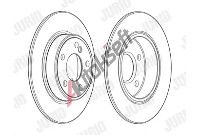 JURID Brzdov kotou - 276 mm JRD 562995JC, 562995JC