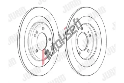 JURID Brzdový kotouč - 300 mm JRD 563001JC, 563001JC JURID Brzdový kotouč - 300 mm JRD 563001JC, 563001JC