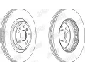 JURID Brzdov kotou - 330 mm JRD 563002JC-1, 563002JC-1