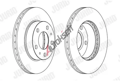 JURID Brzdový kotouč - 300 mm JRD 563021J, 563021J JURID Brzdový kotouč - 300 mm JRD 563021J, 563021J