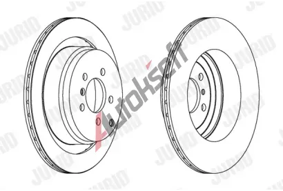 JURID Brzdov kotou - 354 mm JRD 563023JC-1, 563023JC-1