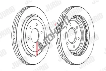 JURID Brzdov kotou - 320 mm JRD 563024JC-1, 563024JC-1