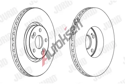 JURID Brzdov kotou - 308 mm JRD 563025JC-1, 563025JC-1