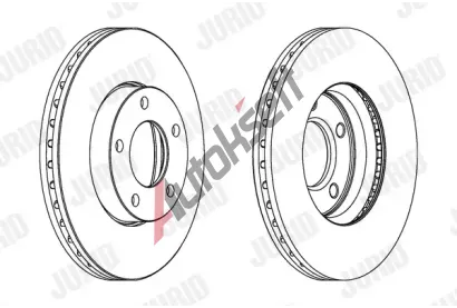 JURID Brzdov kotou - 278 mm JRD 563028JC, 563028JC