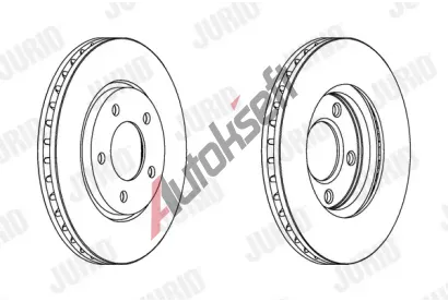 JURID Brzdov kotou - 281 mm JRD 563030JC, 563030JC