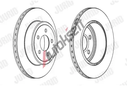 JURID Brzdov kotou - 320 mm JRD 563034JC-1, 563034JC-1