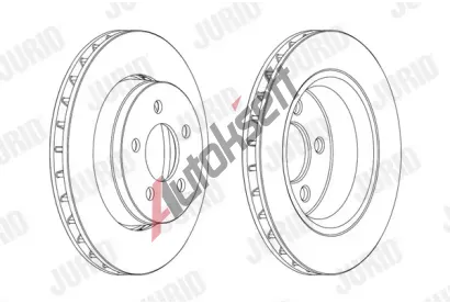 JURID Brzdov kotou - 302 mm JRD 563041JC, 563041JC