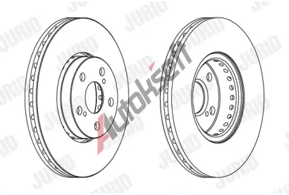JURID Brzdov kotou - 276 mm JRD 563048JC, 563048JC