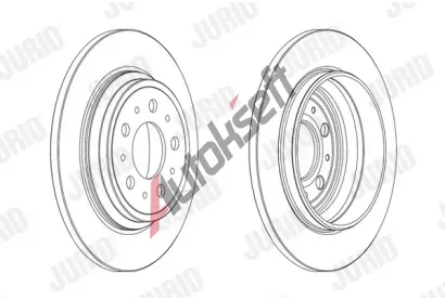 JURID Brzdov kotou - 288 mm JRD 563090JC, 563090JC