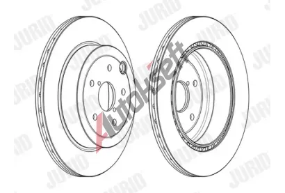 JURID Brzdov kotou - 316 mm JRD 563108JC, 563108JC