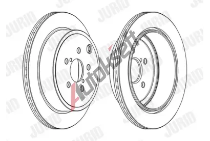 JURID Brzdov kotou - 290 mm JRD 563109JC, 563109JC
