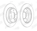 JURID Brzdov kotou - 262 mm JRD 563110JC, 563110JC