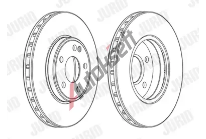JURID Brzdov kotou - 295 mm JRD 563114JC, 563114JC