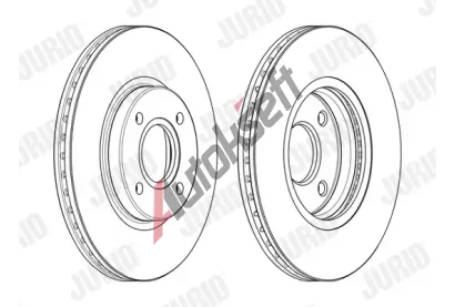JURID Brzdov kotou - 278 mm JRD 563115JC, 563115JC