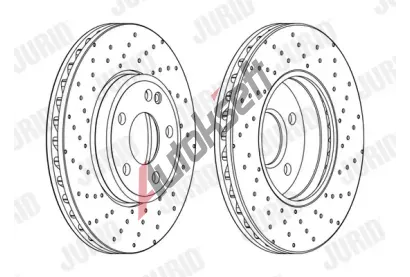 JURID Brzdov kotou - 295 mm JRD 563118JC, 563118JC