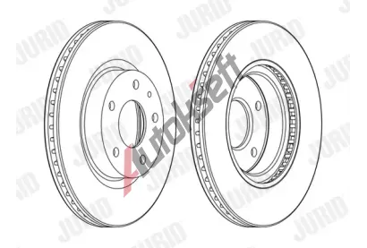 JURID Brzdov kotou - 295 mm JRD 563119JC, 563119JC