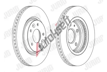 JURID Brzdov kotou - 296 mm JRD 563120JC, 563120JC