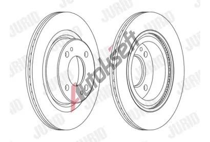 JURID Brzdov kotou - 251 mm JRD 563121JC, 563121JC