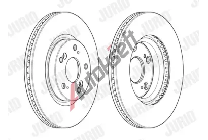 JURID Brzdov kotou - 293 mm JRD 563127JC, 563127JC