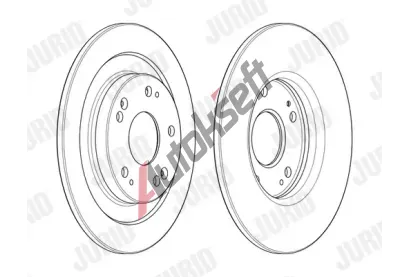 JURID Brzdov kotou - 276 mm JRD 563128JC, 563128JC