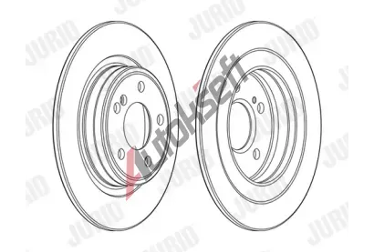 JURID Brzdov kotou - 295 mm JRD 563140JC, 563140JC