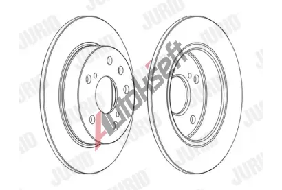 JURID Brzdov kotou - 259 mm JRD 563141JC, 563141JC