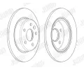 JURID Brzdov kotou - 264 mm JRD 563143JC, 563143JC