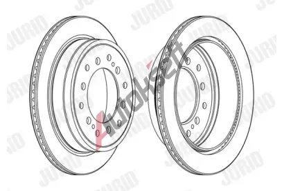 JURID Brzdov kotou - 312 mm JRD 563157JC, 563157JC