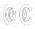 JURID Brzdový kotouč - 302 mm JRD 563184JC, 563184JC