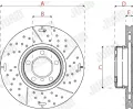 JURID Brzdov� kotou� COMPOSITE JRD 563200JVC-1, 563200JVC-1