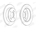 JURID Brzdov kotou - 234 mm JRD 563219JC, 563219JC