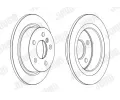 JURID Brzdov kotou - 259 mm JRD 563220JC, 563220JC