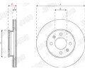 JURID Brzdov kotou - 256 mm JRD 563224JC, 563224JC