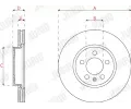 JURID Brzdov kotou - 276 mm JRD 563228JC, 563228JC
