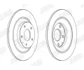 JURID Brzdov kotou - 303 mm JRD 563232JC, 563232JC