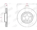 JURID Brzdov kotou - 322 mm JRD 563257JC, 563257JC