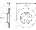 JURID Brzdov kotou - 284 mm ‐ JRD 563273JC