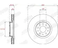 JURID Brzdov kotou - 281 mm JRD 563274JC, 563274JC