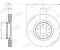 JURID Brzdov kotou - 281 mm JRD 563274JC, 563274JC