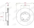 JURID Brzdov kotou - 304 mm JRD 563275JC, 563275JC