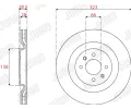 JURID Brzdový kotouč - 323 mm JRD 563276JC, 563276JC