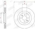 JURID Brzdový kotouč - 323 mm JRD 563276JC, 563276JC