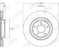 JURID Brzdový kotouč - 320 mm JRD 563277JC-1, 563277