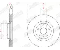 JURID Brzdový kotouč - 316 mm JRD 563278JC, 563278JC
