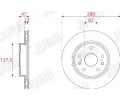 JURID Brzdov kotou - 280 mm JRD 563279JC, 563279JC