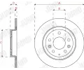 JURID Brzdov kotou - 281 mm JRD 563285JC, 563285JC